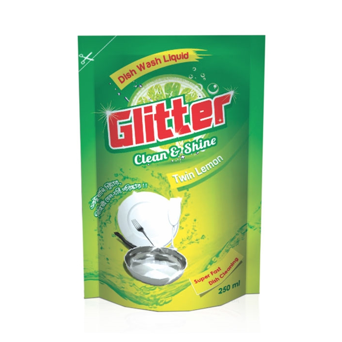 Glitter-250ml-Dish Wash Liquid(Poly Pouch)